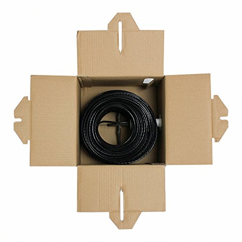 Cable Ethernet CAT5e UTP 305 m NavePoint Negro miniatura 3