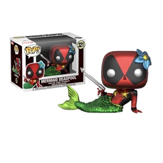 Funko Pop Marvel Mermaid Deadpool #321 (Metallic)