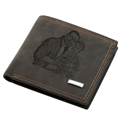 Personalized Wallet for Men, Custom Engraved Walle with Photo Name Text， Customized Gifts for Dad Fathers Day Men Boyfriend Husband Birthday Gifts4