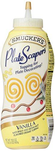Smucker's PlateScrapers Plate Decorating Dessert Topping Vanilla (19.5 ounce)