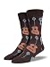 Socksmith Men's Guitars Brown Sock