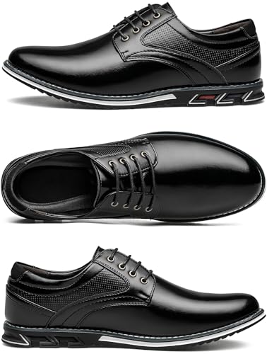 Mens Dress Shoes Comfortable Fashion Dress Sneakers Men Casual Shoes Business Office Wedding Formal Modern Oxfords2