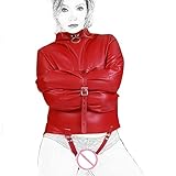 Die Zwangsjacke ist stabil, flexibel und Einstellbar durch Nylon-Gurte und absolut reißfest.
