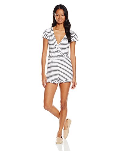 Printed Ruffled Hem Romper 