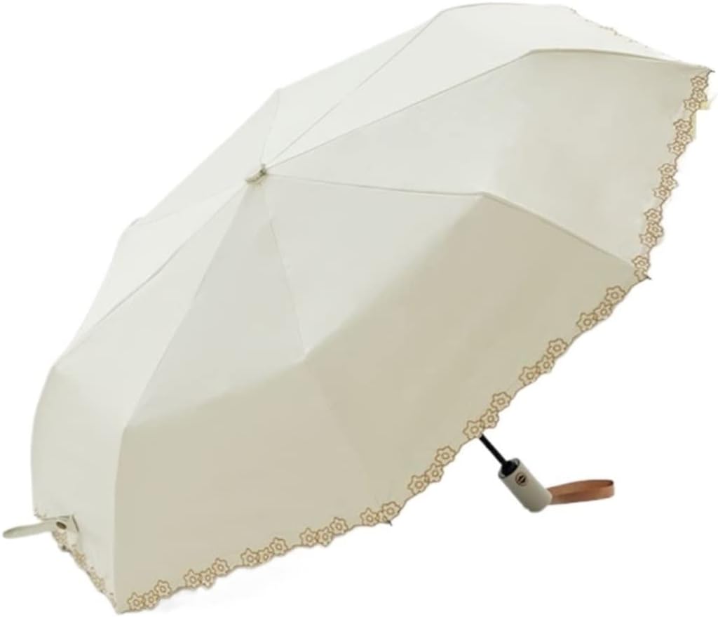 Portable Umbrella for Travel Windproof Manual Portable Travel Folding Umbrella for Women Lightweight Design and High Wind Resistance Umbrella Outdoor(A)