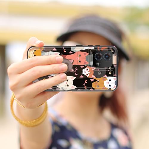 BFUKVOU for Moto G Stylus 5G 2024 Case with Built in Kickstand,Shockproof/Dustproof/Drop Proof 3-Layer Military Grade Protective Cover for Motorola Moto G Stylus 5G 2024,Colorful Cats - image 7