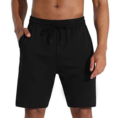 Men's Lounge Shorts with Deep Pockets Loose-fit Jersey Shorts for Running,Workout,Training, Basketball2