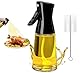 Leaflai Ölsprüher für speiseöl - 180ml Glassprühflasche mit Pinsel, Ölspray zum Kochen, Öl Sprühflasche für Salat, Grillen, Backen in der Küche (Modern)