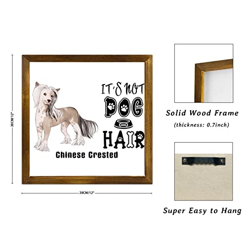 Cadre en bois It's Not Dog Hair Labrador, le cadeau idéal pour maîtres