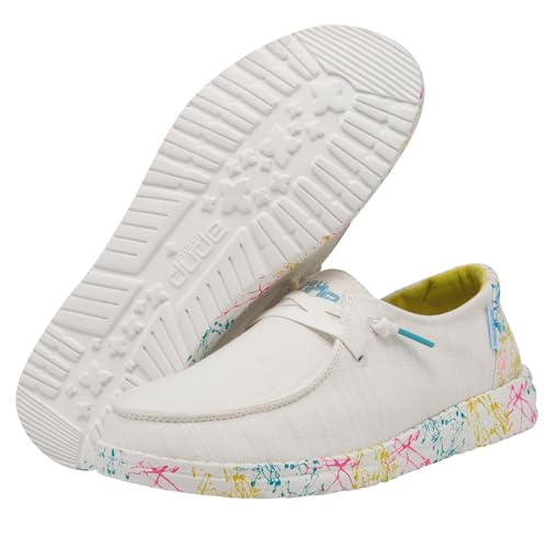 Image of HEYDUDE Women's Wendy Sugar Vibe Size 6 | Women's Shoes | Women's Lace Up Loafers | Comfortable & Light-Weight