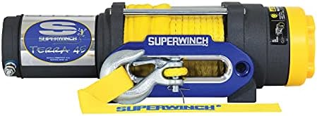 Superwinch 1145230 Terra 45 4500lbs/2046kg single line pull with hawse, handlebar mnt toggle, handheld remote, and synthetic rope