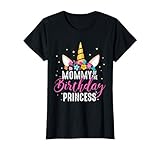 Mommy Of The Birthday Princess Mother Girl Unicorn Birthday T-Shirt