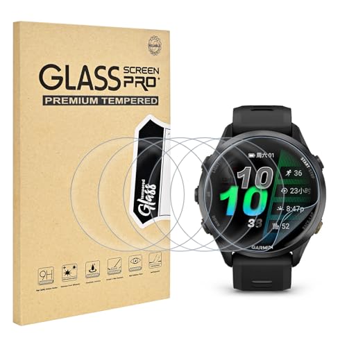 EasEasy 6Pack Compatible for Garmin Forerunner 970 Sreen Protector Clear HD Anti-scratch Flexible TPU [Not Glass] Protecticve Film for Forerunner 970 GPS Running Smartwatch Protecotor