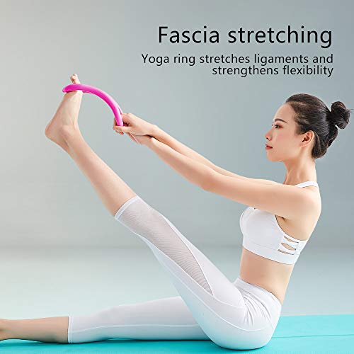 Owfeel Yoga Ring Anel de treinamento de Pilates, Círculo de Fitness para mobilidade, Pilates, Equipa