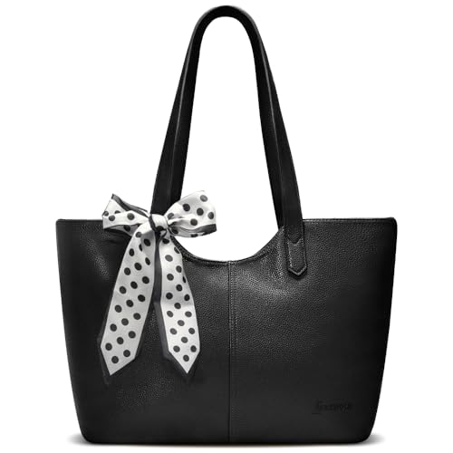 LuxeBold Tote Bag for Women Large Purses and Handbags for Work Shoulder Hobo Bag LXB-001BK