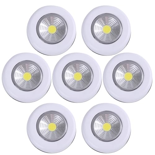 Luces de disco led a batería autoadhesivas para pasillos, armarios y cocinas modernas 8