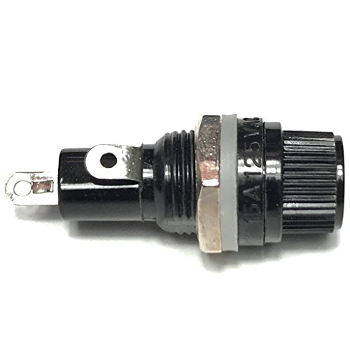 Cess Agc 5X20Mm Fuse Holder 10A/15A Panel/Chassis Mount Screw-Off Type (Jcx) (4 Pack) #TOP2