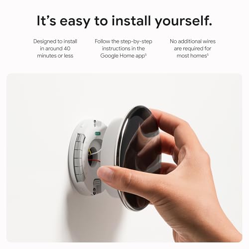 Google Nest Learning Thermostat (4th gen) + Nest Temperature Sensor (2nd gen) - Silver - image 8