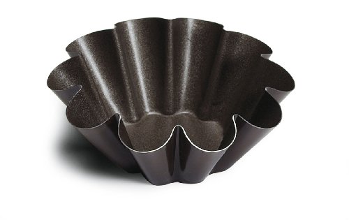 Paderno World Cuisine 4 Inch 10-Flute Non-Stick Brioche Mold