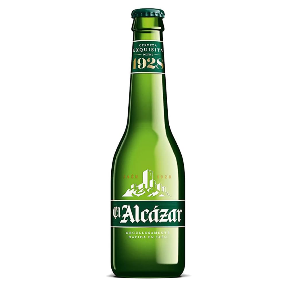 El Alcazar Cerveza Lager Especial 5 Cajas De 12 Botellas 33CL Con Taza 5sentidos De Regalo