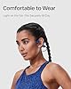 SHOKZ OpenRun Bone Conduction Headphones, Open-Ear Bluetooth Sports Earphones with Mic, IP67 Waterproof Wireless Headset for Running and Workout, 8H Playtime, USB-C - Blue, Sport headband