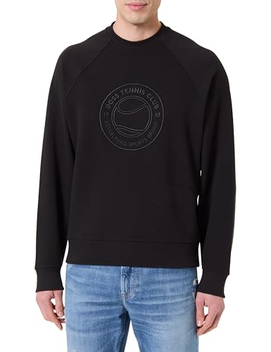 BOSS Men's Sw_Join Salbo 10276629 01 Sweatshirt, Black 001, XL