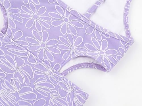 Image of LIZENS Girls One Piece Swimwear Cut Out Floral Print 2-12Years Bow Beach Bathing Swimsuit