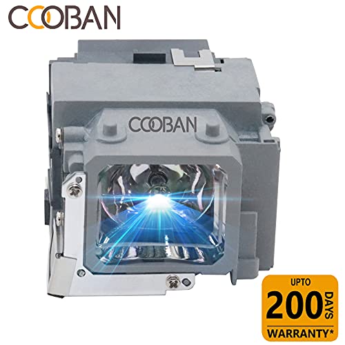 Image of COOBAN ELPLP65 /V13H010L65 Replacement Projector Lamp Bulb with Housing for Epson EB-1761W EB-1760W EB-1771W, PowerLite 1776W /PowerLite 1775W /PowerLite 1771W 1770W 1761W 1760W 1751 1750 Projector