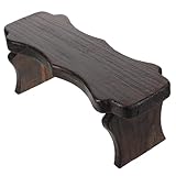 Ergonomique : utilisable comme banc de méditation, support pour plantes ou petit tabouret en bois, sa conception ergonomique favorise une posture saine, rendant la position assise ou à genoux plus confortable pendant de longues périodes. banc de méditation, marchepied pour chambre