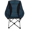 normani Deluxe Camping Chair Relaxing Chair XXL Moon Chair Bucket Seat Comfort Camping Chair Padded Outdoor Folding Chair Load 150 kg (330 lbs)