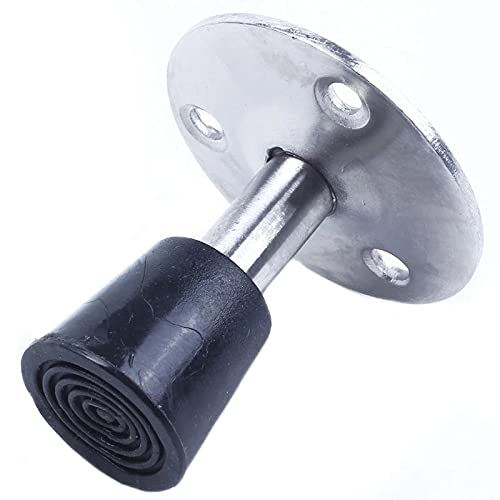 Tope de puerta de baño de acero inoxidable sólido con succión 4