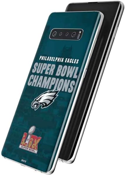 Skinit Decal Phone Skin Compatible with Galaxy S10 Plus - Officially Licensed NFL Philadelphia Eagles Super Bowl LIX Champions Design