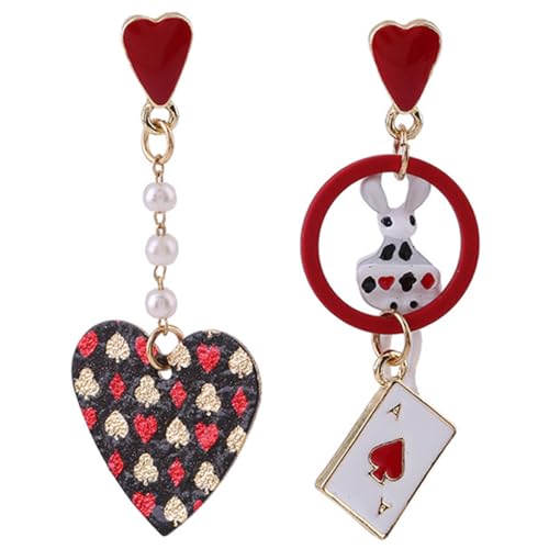 Hohopeti S925�X�^�[�����O�V���o�[�n�[�g�C�������O�ƃg�����v�f�U�C���s�A ���f�B�[�X�t�@�b�V���������� �o�����^�C���f�[�����̎ʐ^�B