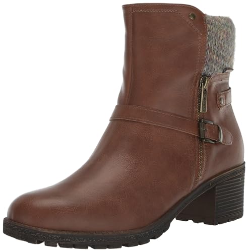 MUK LUKS Women's Lucy Laylah Fashion Boot, Tan, 7