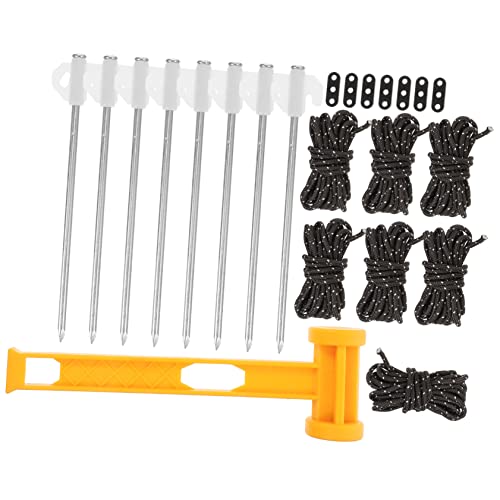 Toyvian Zeltheringe Für Zelte Zeltpflöcke Aus Korrosionsbeständigem Mit Glatter Spitze Für Einfachen Ausbau Für Camping Und Outdoor-aktivitäten