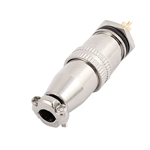 Conector de aviación XS8JK-3P metal 8mm 3A 250V miniatura 3