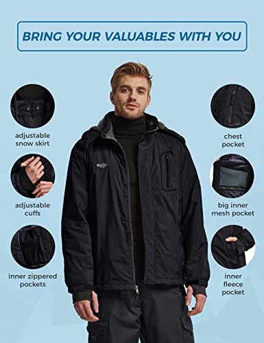 Wantdo Giacca da Sci Montagna Viaggio Sport Caldo