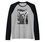 Photo Gallery selfie alpaca alien ufo maglia con maniche raglan Photo Gallery selfie alpaca alien ufo maglia con maniche raglan