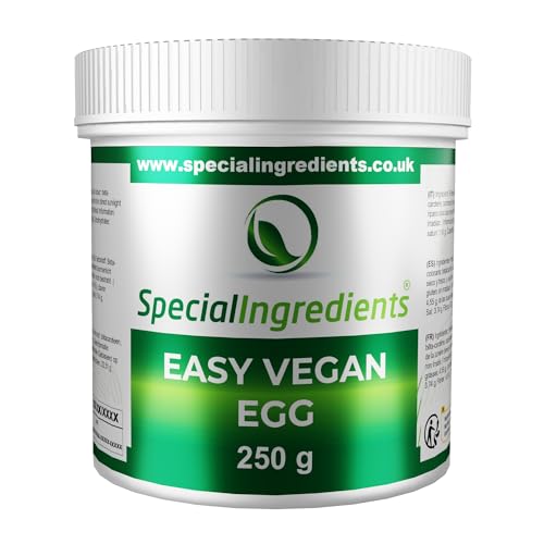 Easy Vegan Egg Powder - Non-GMO Gluten Free Non-Irradiated - Recyclable Container (250g)