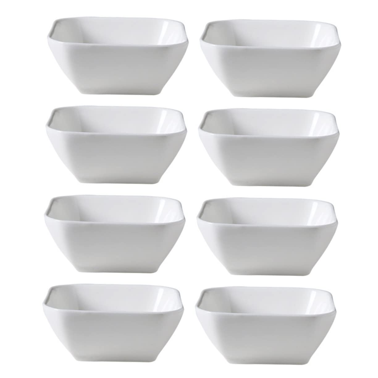 NAMOARLY 8pcs Ceramic Dipping Sauce Bowl White Dipping Bowls Vinegar Bowls Soy Sauce Dipping Bowls White Sauce Bowls Small Sauce Bowls White Kitchen Spice Container Dip Bowls Ceramics