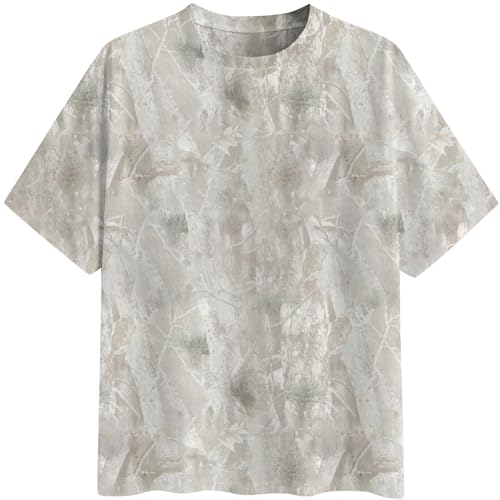 Image of Womens Camo Shirt Oversized Maple Leaf Short Sleeve T Shirts Tops