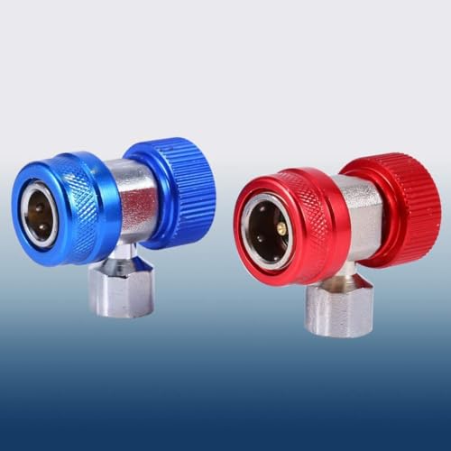 Acoplador rápido ajustable para R134a con conectores 1/4 pulg miniatura 3