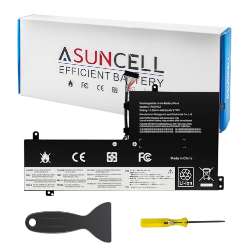 ASUNCELL L17M3PG2 Laptop Battery Compatible with Lenovo Legion Y7000-2019 Y7000P-1060 Y530-15ICH-1060 Y540-15IRH Y540-17lRH Series L17C3PG2 5B10Q88555 5B10Q88559 11.52V 57Wh 4955mAh Ultra-Long Line