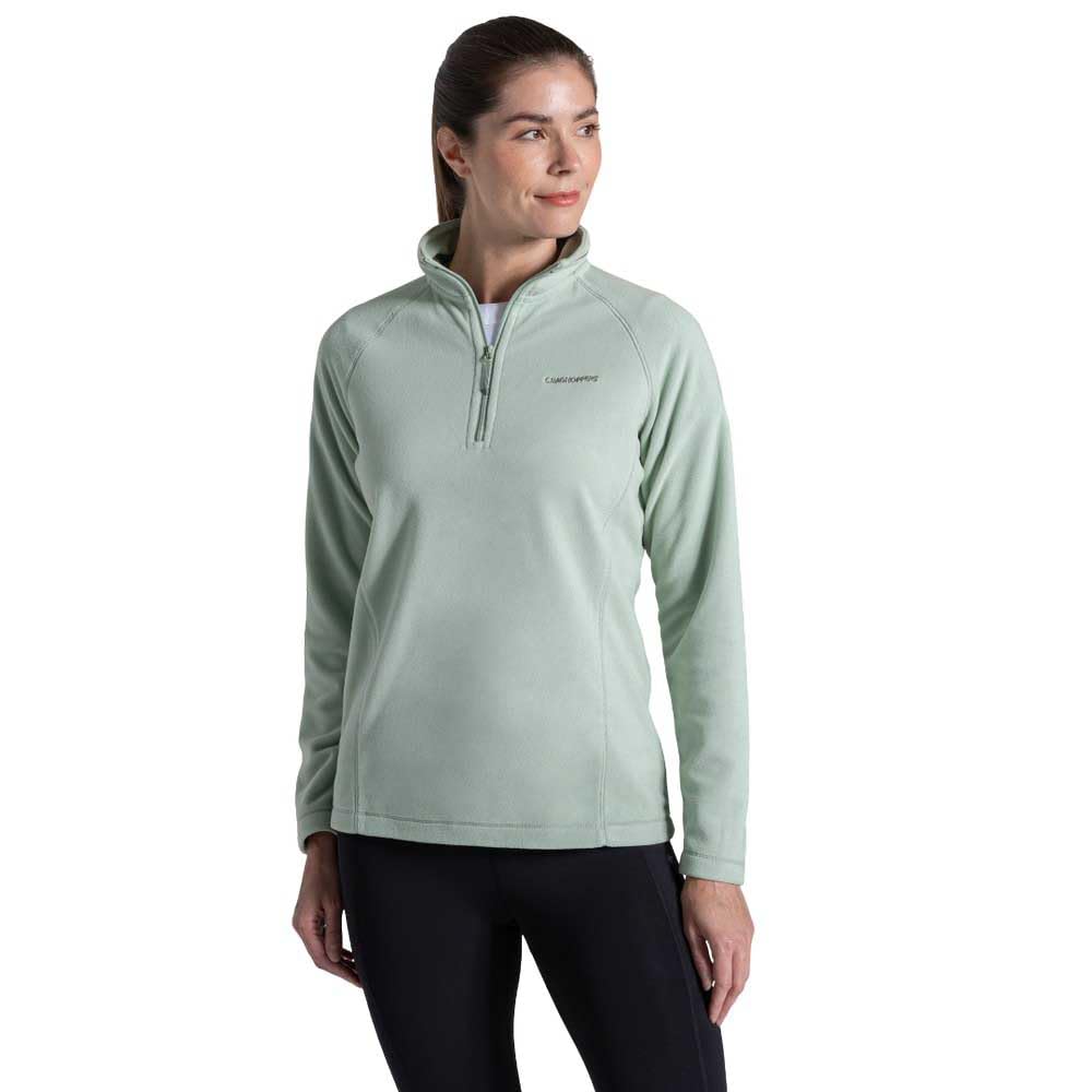 Craghoppers (10, Iced Matcha) Womens Miska Vi Half Zip Warm Winter Pullover Fleece