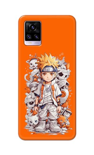 Image of Plastic Printfidaa Printed Hard Back Cover Case For Vivo V20 | Vivo V20 2021 Back Cover (Famous Anime Cartoon Character) -112, Multicolor