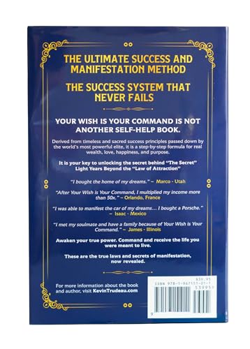 Image of Your Wish Is Your Command - How to Manifest Your Desires - The Missing Secrets - Hardcover