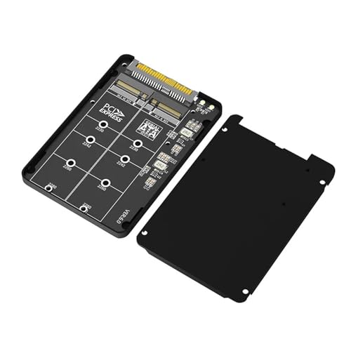 Adaptador caja aluminio SSD M.2 NVME PCI-E a U.2 SFF-8639 miniatura 1