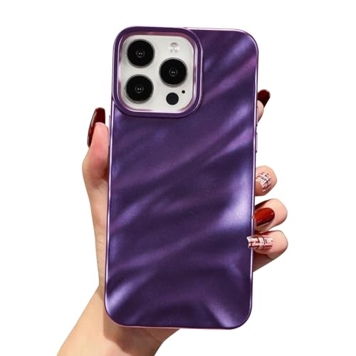 Coque iPhone 15 Pro Max silicone souple violette QLTYPRI - 6