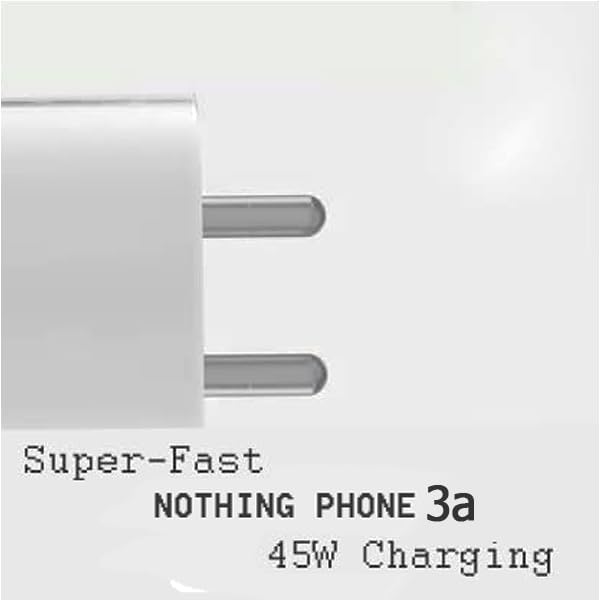Image of Nothing Phone 3A 45W,USB-C Compatible with 45W USB C Charger Adapter Compatible with Nothing Phone 3a Pro