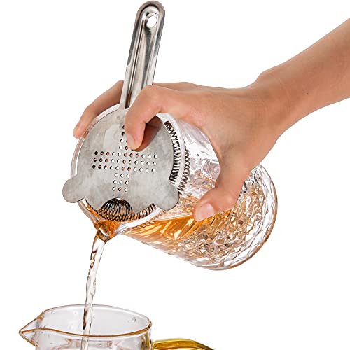 Soujoy 2 Pack Cocktail Mixing Glass, 25Oz Crystal Martini Stirring Glass, Bar Mixing Pitcher With Weighted Bottom For Bartenders #TOP3